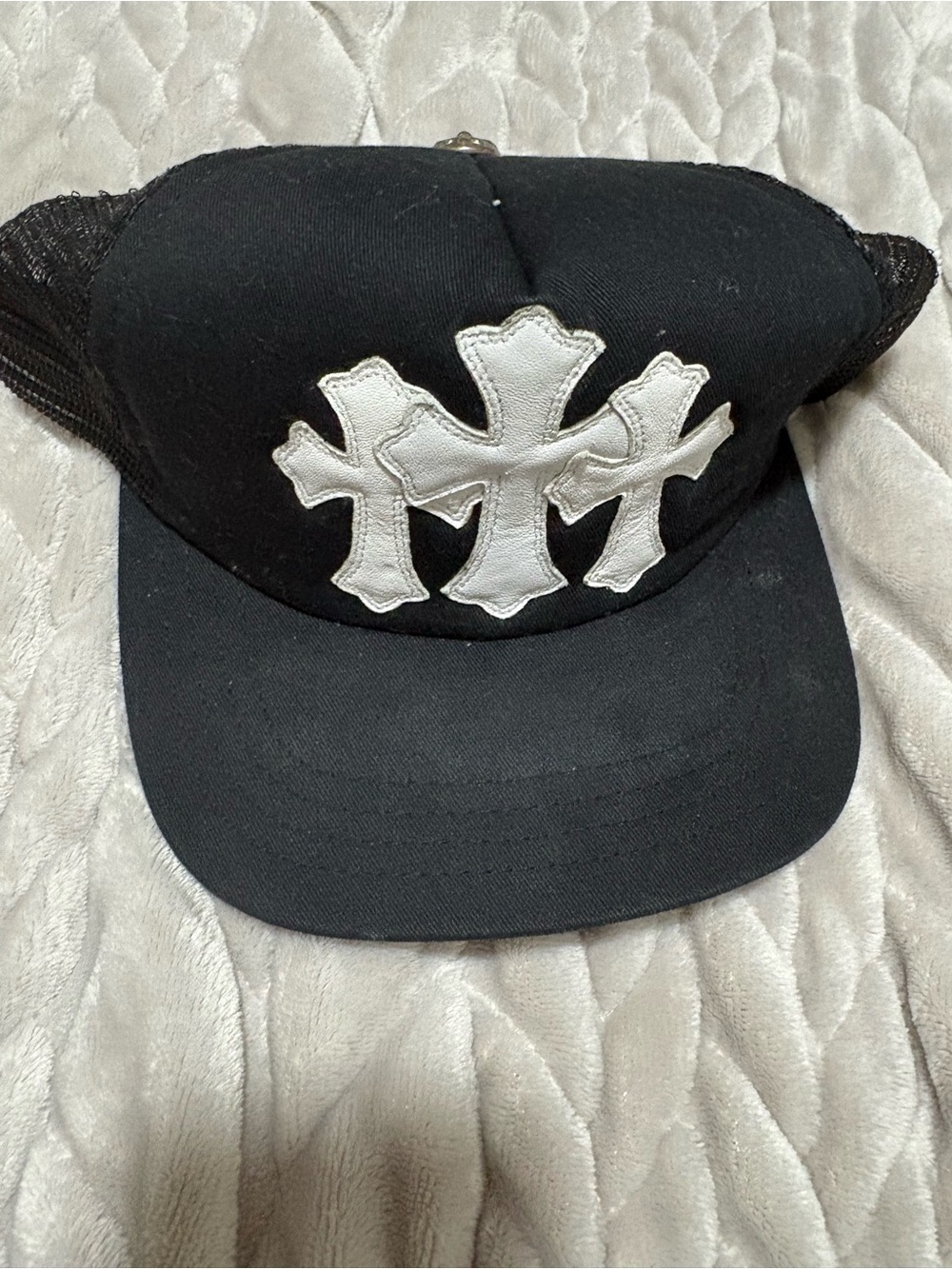 USED Chrome Hearts Cemetery Trucker Hat - Picture 3 of 9
